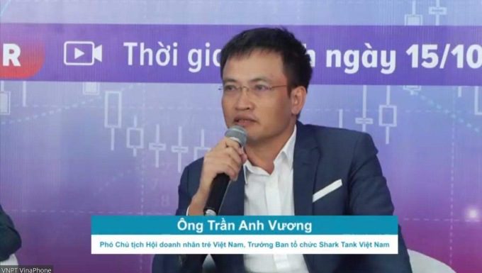 Ông Trần Anh Vương, Phó Chủ tịch Hội doanh nhân trẻ Việt Nam, Trưởng Ban Tổ chức Shark Tank Việt Nam.
