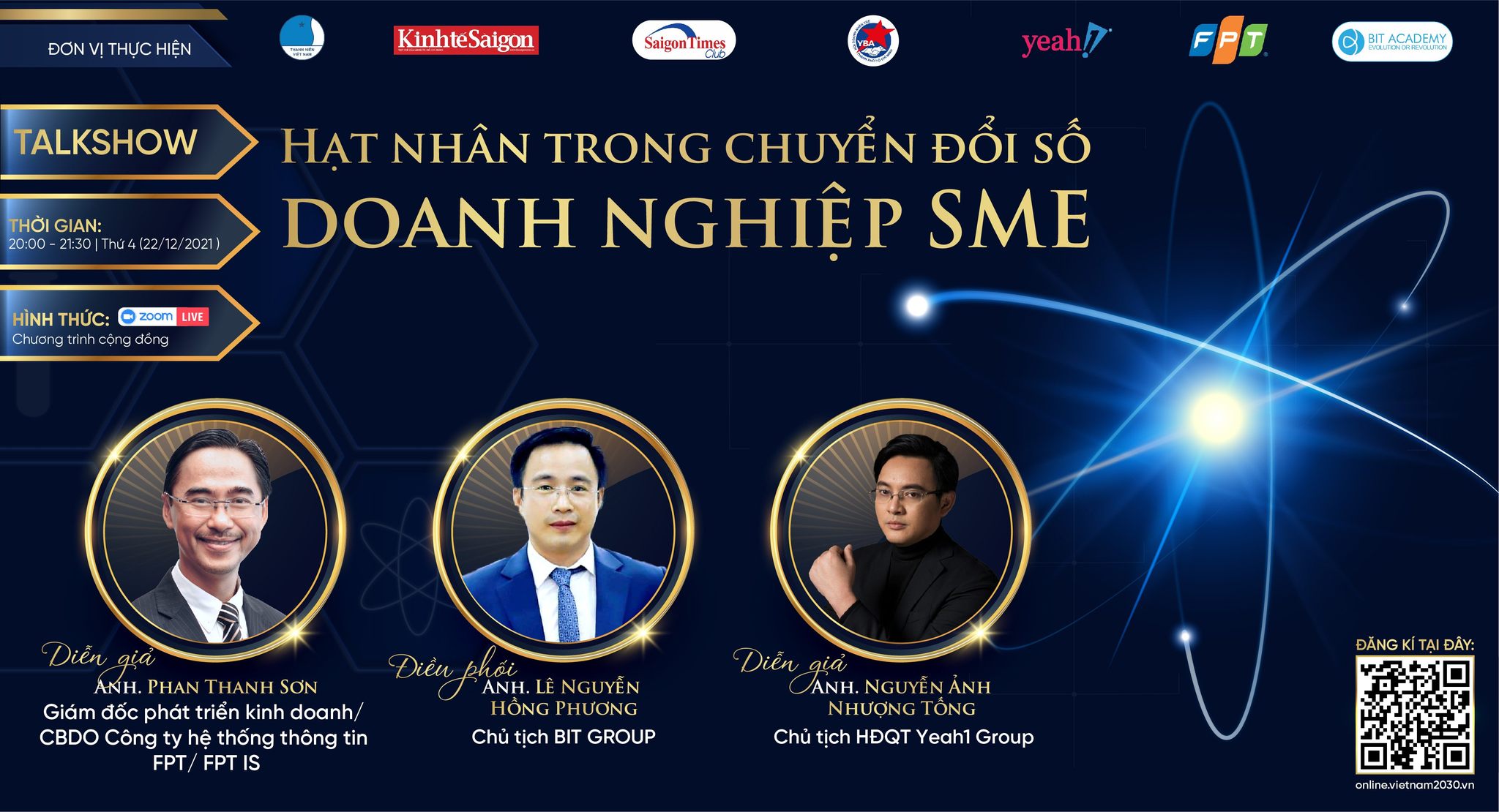 TALKSHOW: “HẠT NHÂN TRONG CHUYỂN ĐỔI SỐ DOANH NGHIỆP SME”