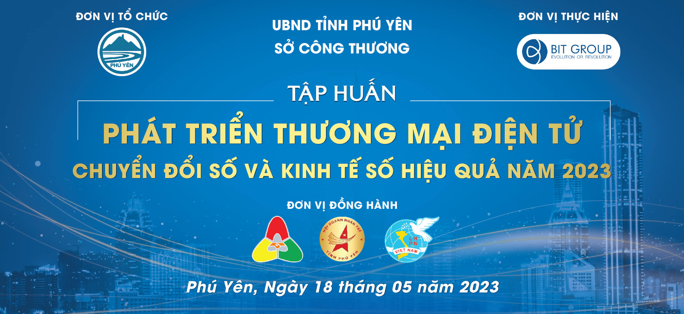 Chương trình hỗ trợ, đồng hành cùng doanh nghiệp tỉnh Phú Yên “CHUYỂN ĐỔI SỐ – KINH TẾ SỐ HIỆU QUẢ NĂM 2023” với chủ đề “CHIẾN LƯỢC 4P – TĂNG TRƯỞNG TRONG KỶ NGUYÊN SỐ”