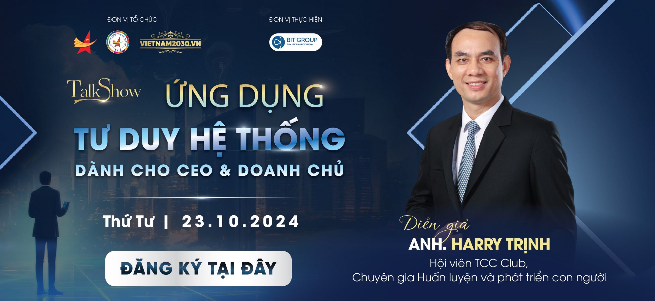 ỨNG DỤNG TƯ DUY HỆ THỐNG DÀNH CHO CEO & DOANH CHỦ