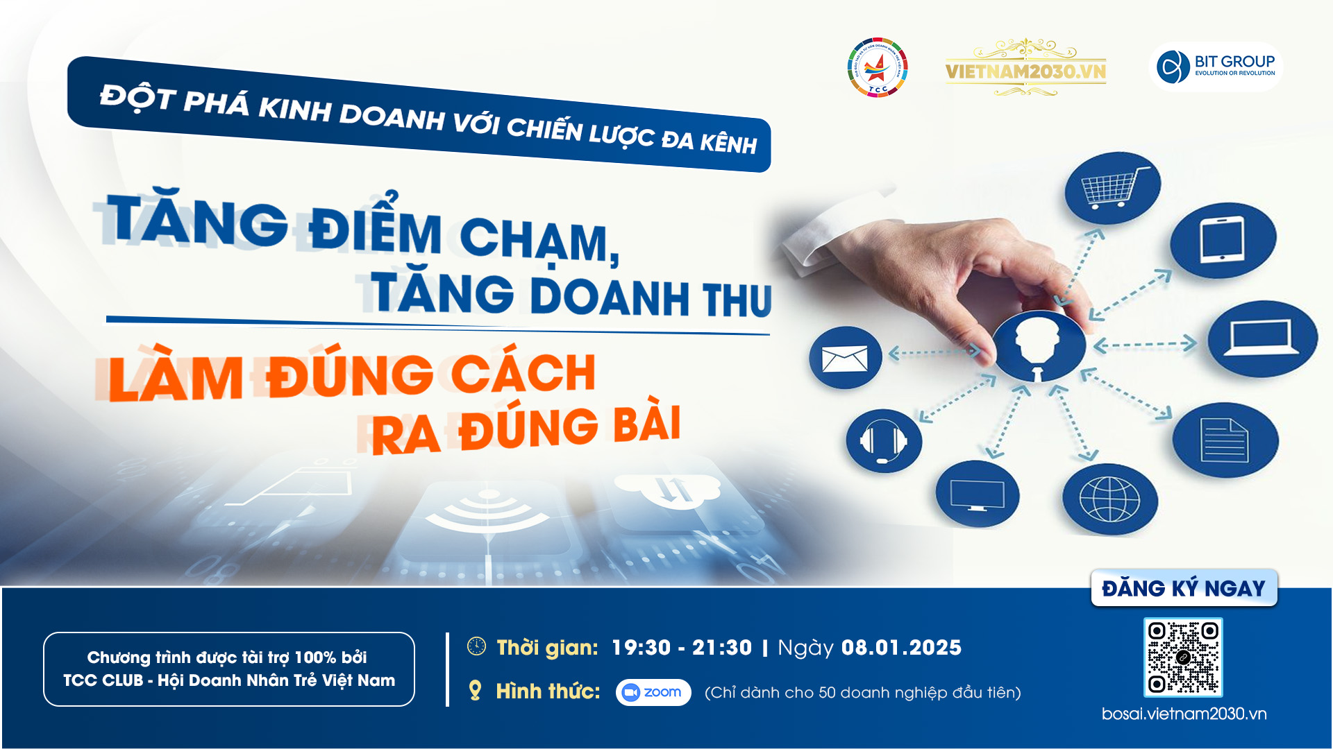 Đột Phá Kinh Doanh Với Chiến Lược Đa Kênh – Tăng Điểm Chạm, Tăng Doanh Thu. Làm Đúng Cánh – Ra Đúng Bài