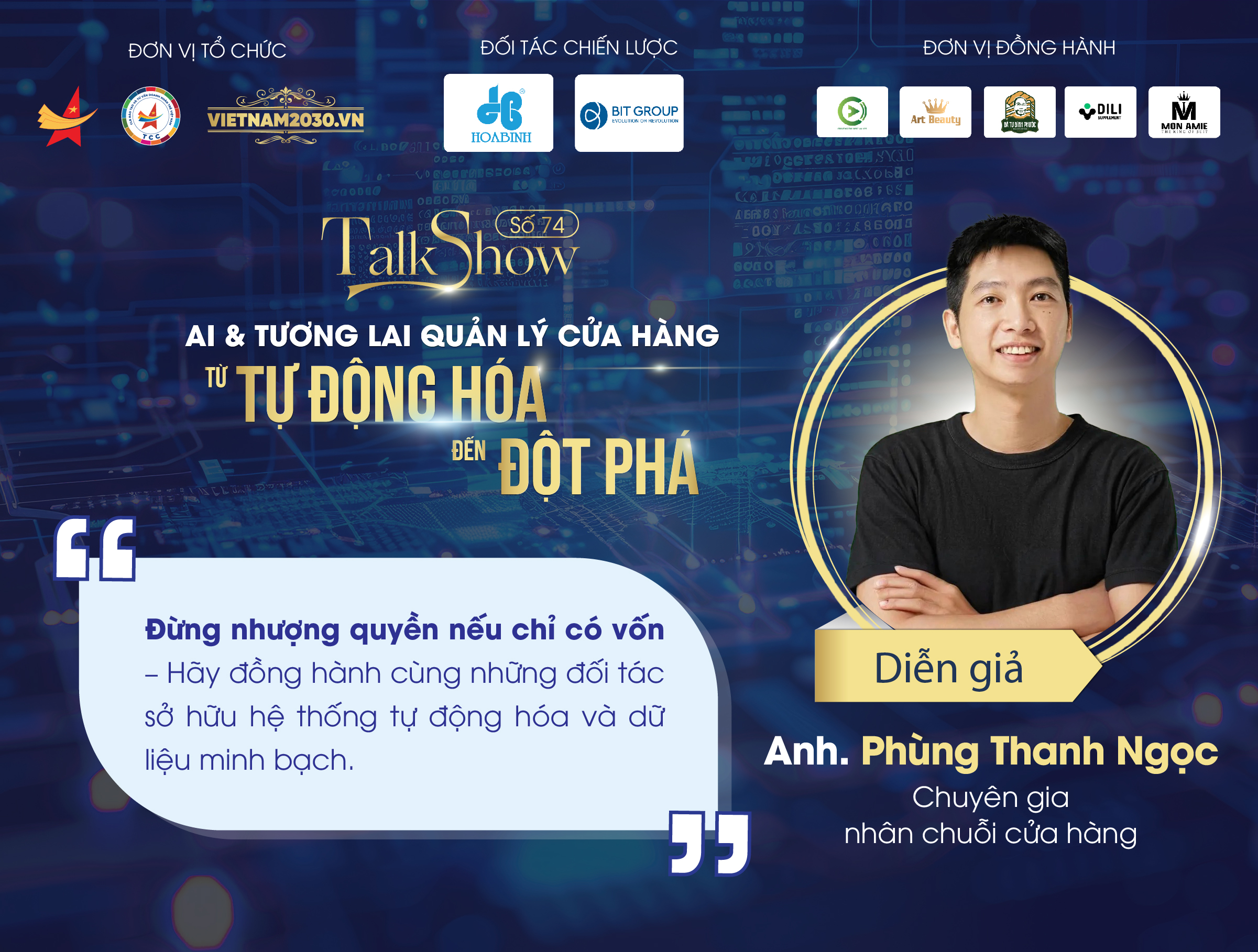 TALKSHOW ONLINE SỐ 74 : AI & TƯƠNG LAI QUẢN LÝ CỬA HÀNG TỪ TỰ ĐỘNG HÓA ĐỂN ĐỘT PHÁ