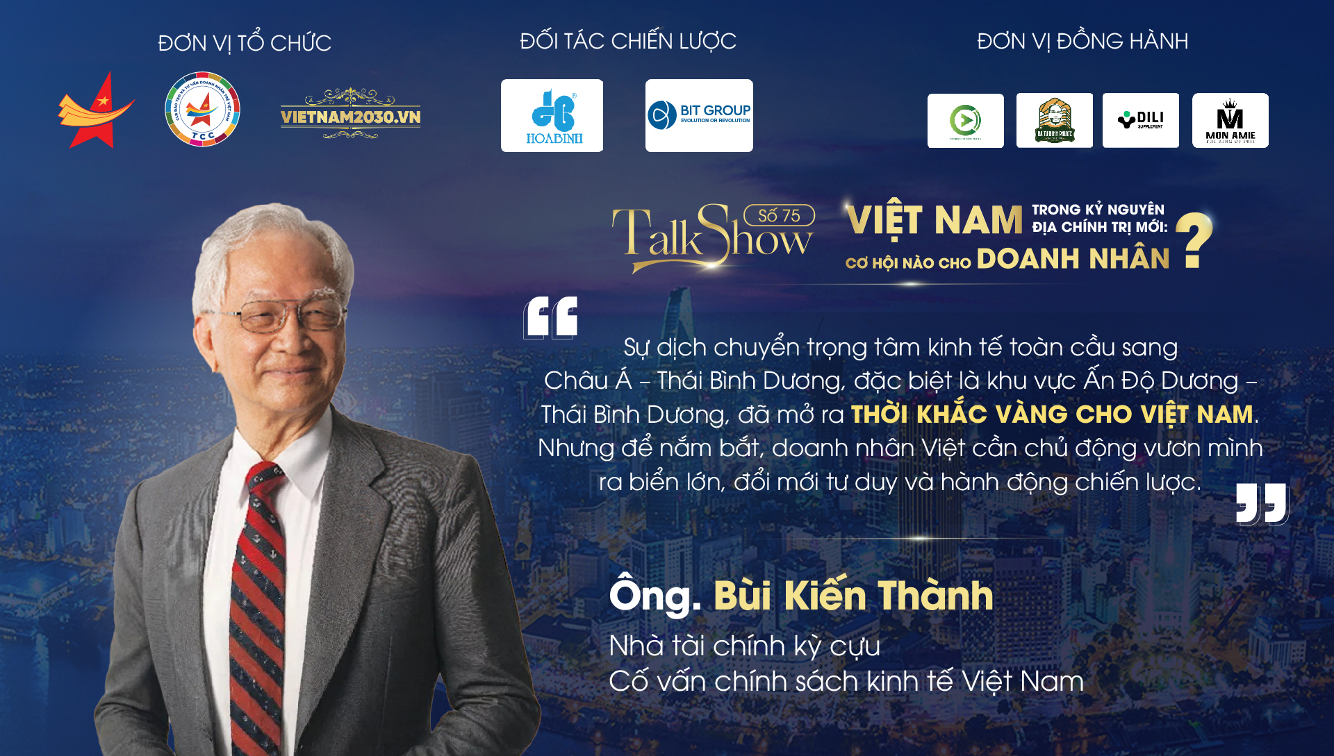 Talkshow 75 – Bác Bùi Kiến Thành